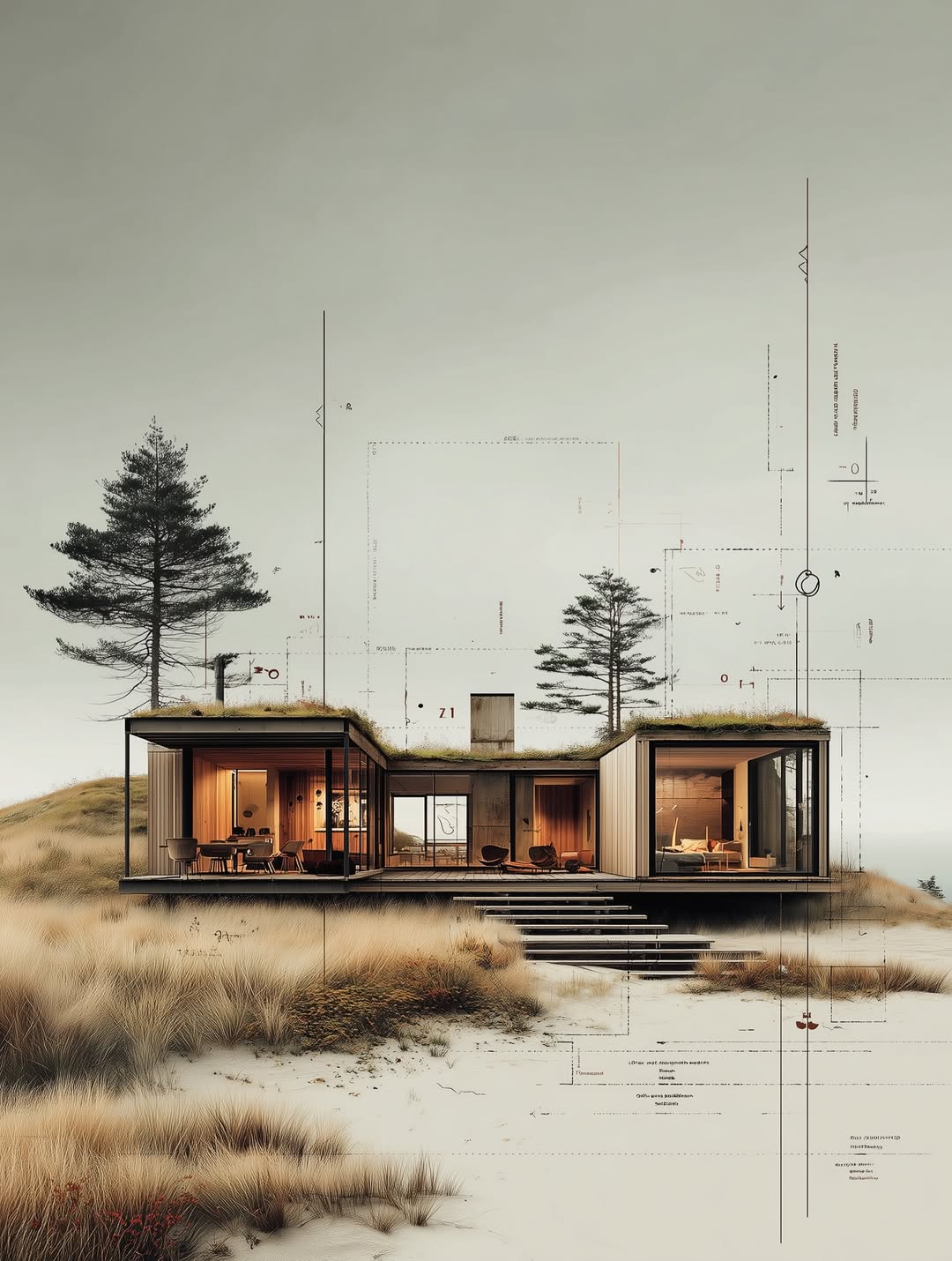 Modern urban residential architecture